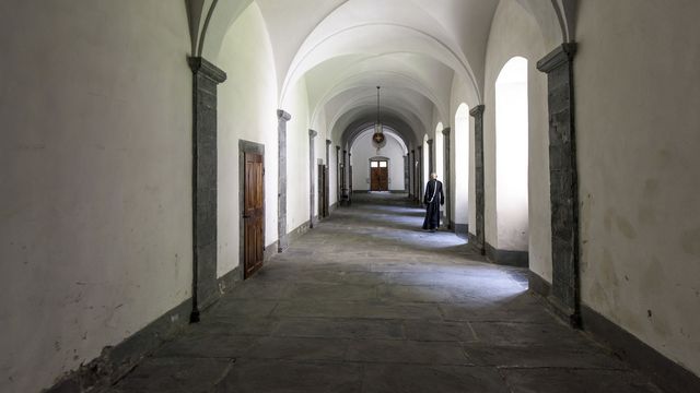 Abbaye de St-Maurice: une dizaine d'abus sexuels dénoncés à la justice valaisanne. [OLIVIER MAIRE - KEYSTONE]
