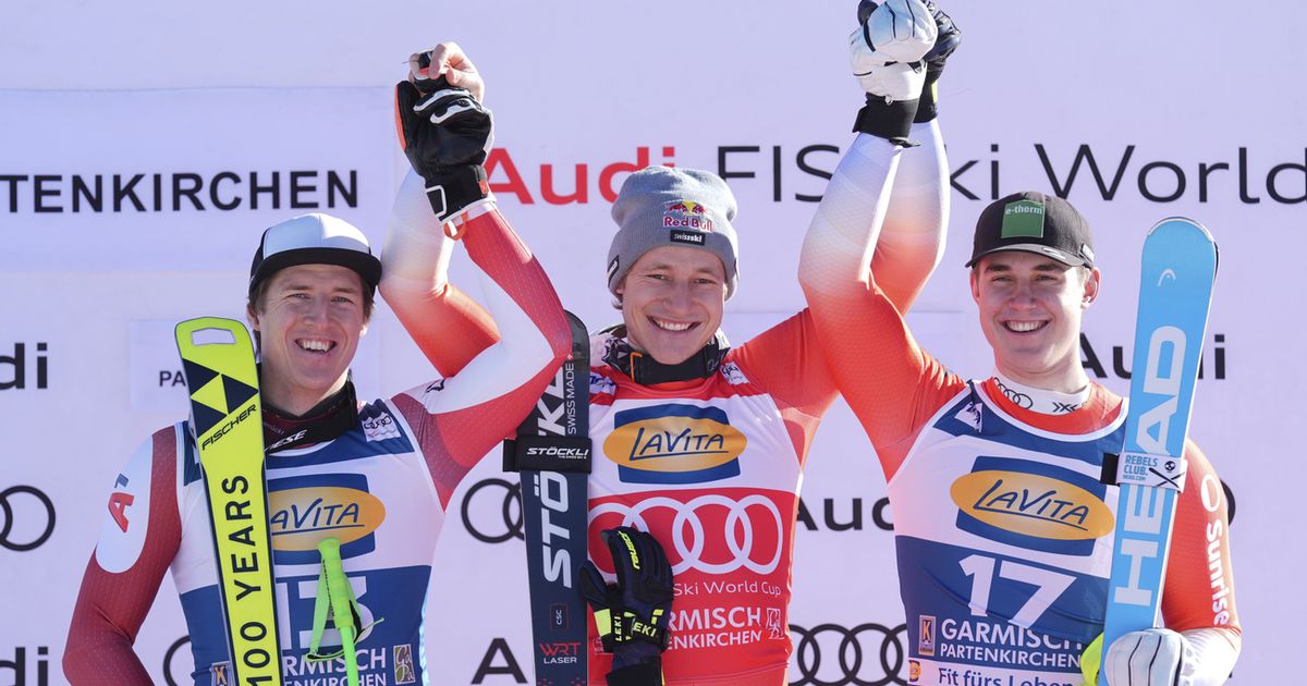 Ski alpin: Marco Odermatt prend sa revanche, Franjo von Allmen incroyable 3e